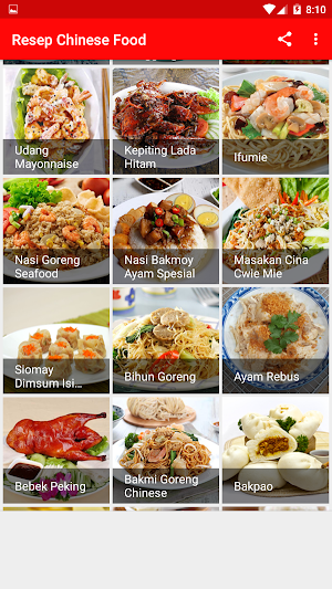 Resep Chinese Food Screenshot 3