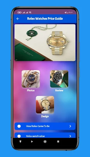 Rolex Watches Price Guide Screenshot 0