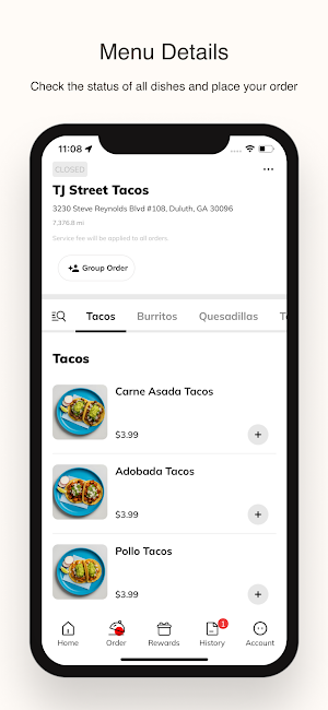 TJ Street Tacos Screenshot 1