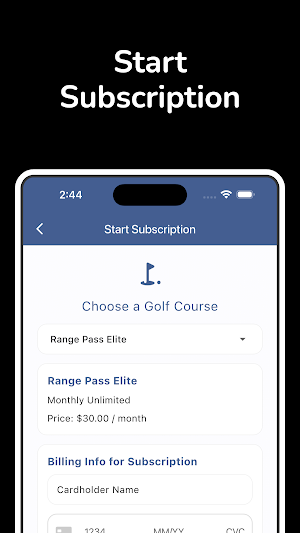 Golf Range Pass Screenshot 1
