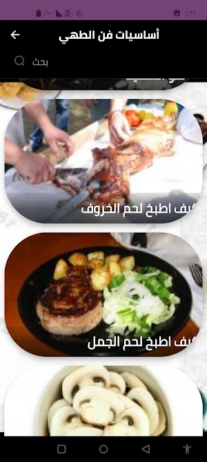 أساسيات فن الطهي Screenshot 2