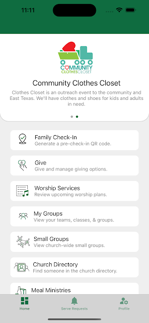 White Oak Community Church Screenshot 2