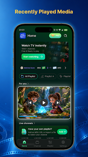 IPTV Player: Playlist Media Screenshot 3