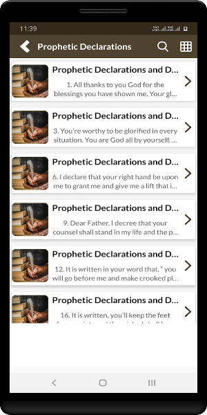 Prophetic Declarations Screenshot 2