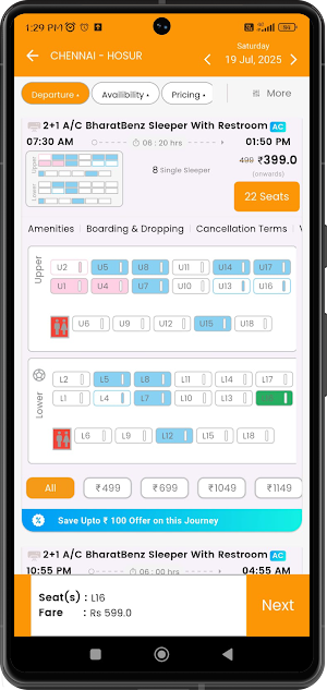V Bus Holidays Screenshot 2