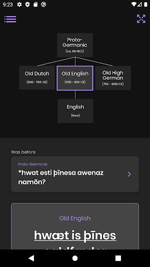Vanished Voices: The Indo-European Phrase Book App Screenshot 1