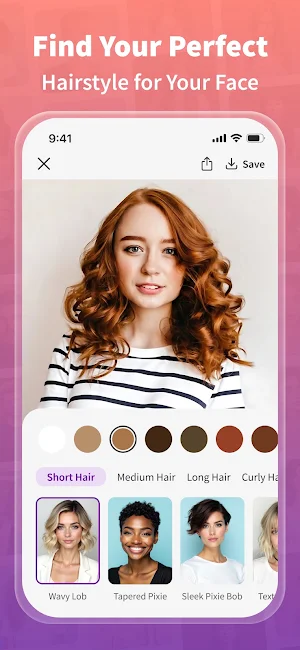 AI Hairstyle And Color Changer Screenshot 1