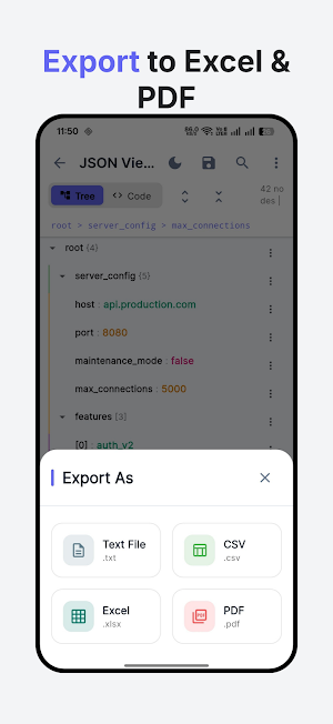 JSON Viewer & Editor Pro Screenshot 2