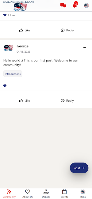 SAILING FOR VETERANS Screenshot 0