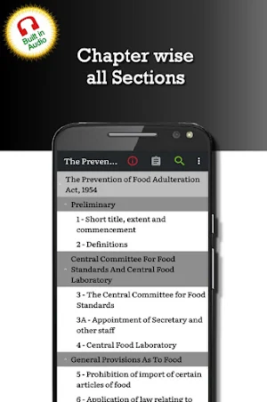 Prevention of Food Adulteration Act 1954 Screenshot 1