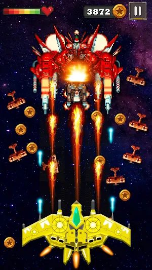 Galaxy Airplane Shooting Games Screenshot 2