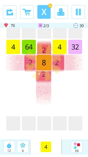 Shoot and Merge the numbers Screenshot 2