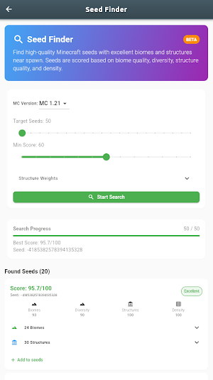 SeedMap - Explore your Seeds Screenshot 2