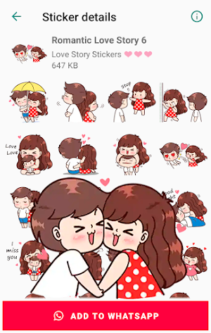 Love Story stickers for WhatsApp Screenshot 3