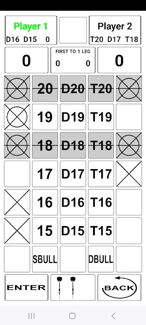Simple Cricket Darts Screenshot 1
