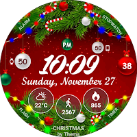 Christmas Lights Watch Face