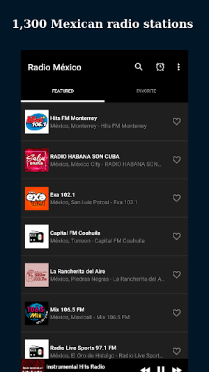 Online Radio Mexico: FM & AM Screenshot 0