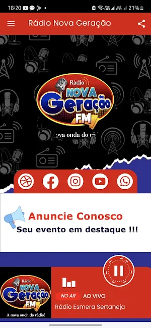 Rádio Nova Geração Screenshot 1