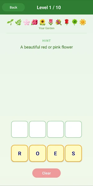 Word Garden Screenshot 1