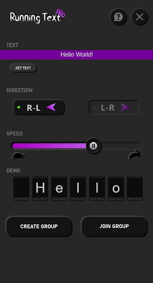 Running Text PRO Screenshot 1