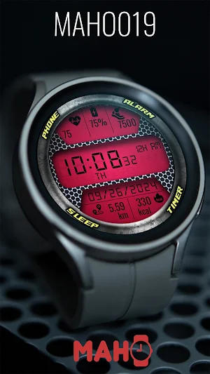 MAHO019 Wear OS Watch Face Screenshot 3