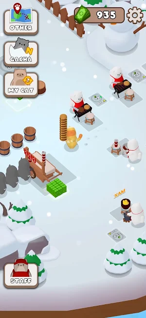 Burger Cat - Idle tycoon Screenshot 3