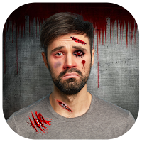 Injury on Face Photo Maker App