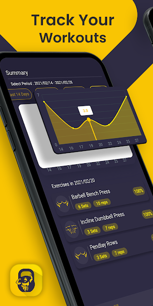 My Workout Planner & Tracker - Fitness Tracker Screenshot 0