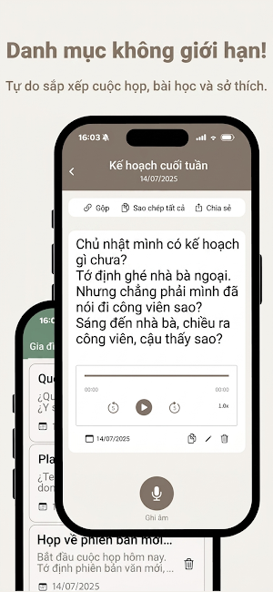 Chuyển Giọng Nói Thành Văn Bản Screenshot 2