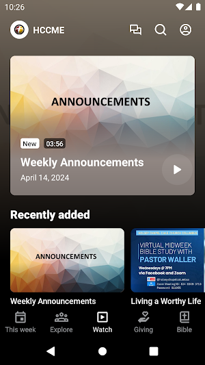 Holsey Chapel CME Church Screenshot 2