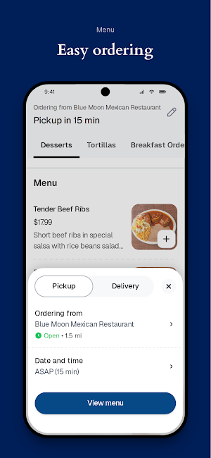 Blue Moon Mexican Restaurant Screenshot 2