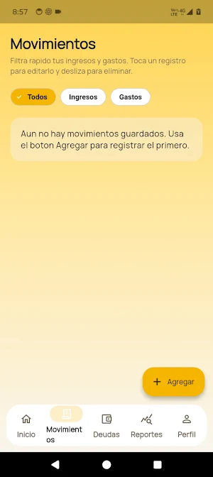 AppzFinanzas: gastos y deudas. Screenshot 1