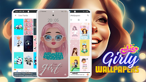 Cute Girly Wallpapers Kawaii Screenshot 0