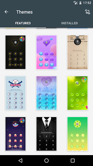 AppLock Theme Shooting Star Screenshot 2