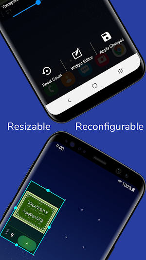 Visual Counter - Tasbeeh Widget Screenshot 2