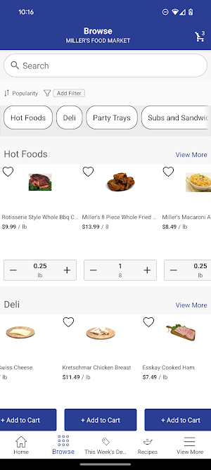 Miller's Food Market Screenshot 2