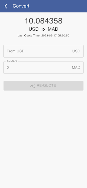 USD to MAD Screenshot 1