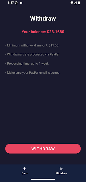 Ad for Cash Screenshot 1