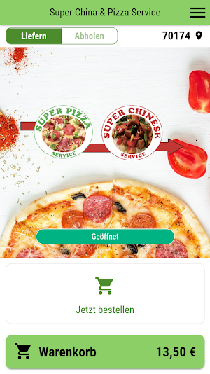 Super China & Pizza Service Screenshot 0