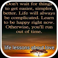 life lessons about love