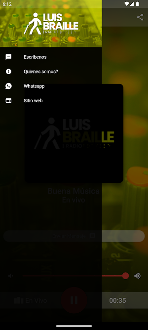 Luis Braille Radio Screenshot 1