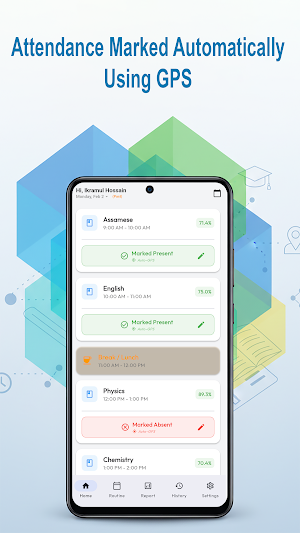 Automatic Attendance Tracker Screenshot 1