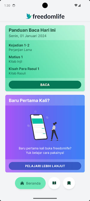 freedomlife - Indonesian Bible Screenshot 0
