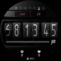 tgr flip clock watch face 1