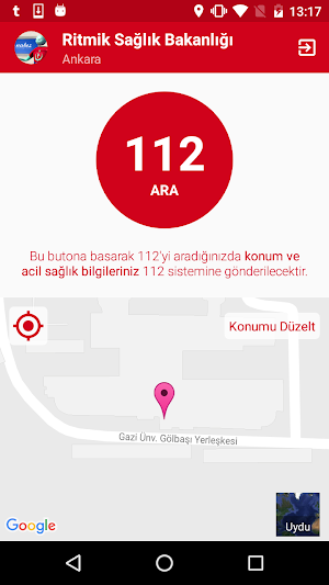 112 Acil Yardım Butonu Screenshot 2