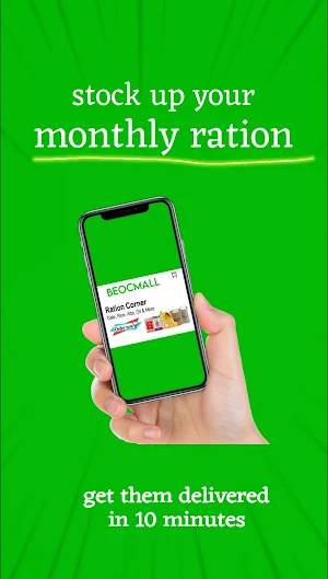 Beocmall:Grocery in 10 minutes Screenshot 1