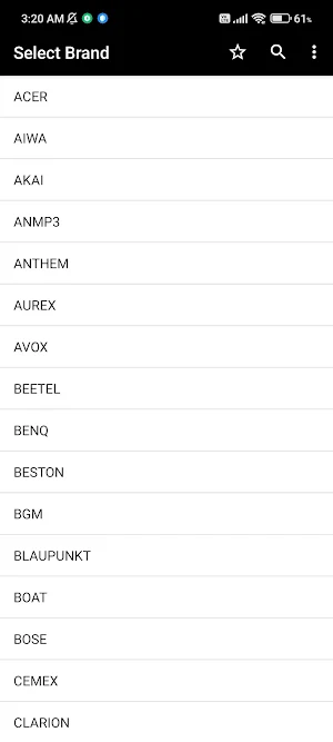Home Theatre Remotes Screenshot 1