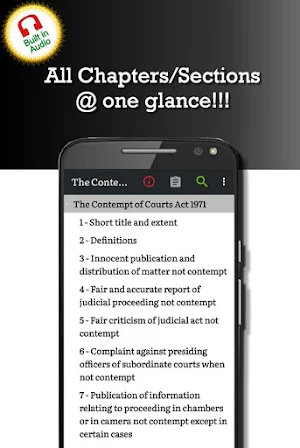 Contempt of Courts Act 1971 Screenshot 0