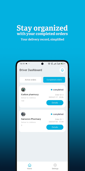 Sahati : Driver app Screenshot 1
