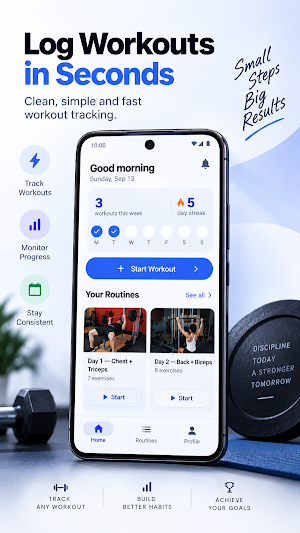 Gym Workout Tracker Screenshot 1